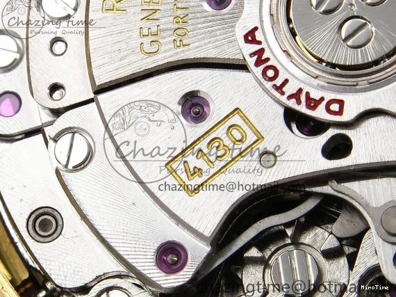 MiroTime 0323 Daytona 116508 QF 1:1 Best Edition Black Diamonds Dial on YG Bracelet SH4130 V3 (Gain Weight) Popular 1719